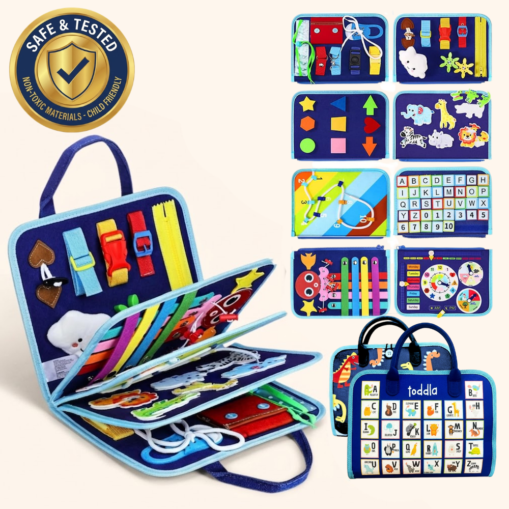 Toddla Montessori Busy Board for Toddlers