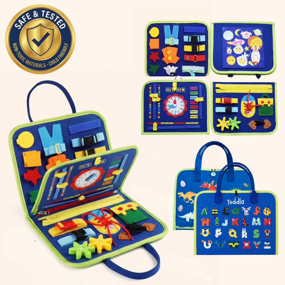 Toddla Montessori Busy Board for Toddlers