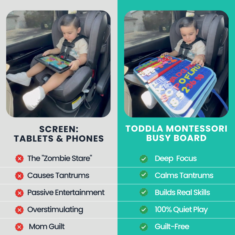 Toddla Montessori Busy Board for Toddlers