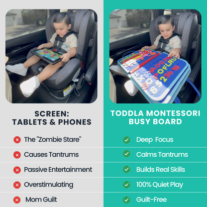 Toddla Montessori Busy Board for Toddlers