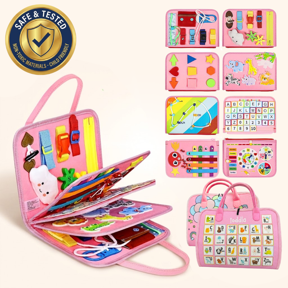 Toddla Montessori Busy Board for Toddlers