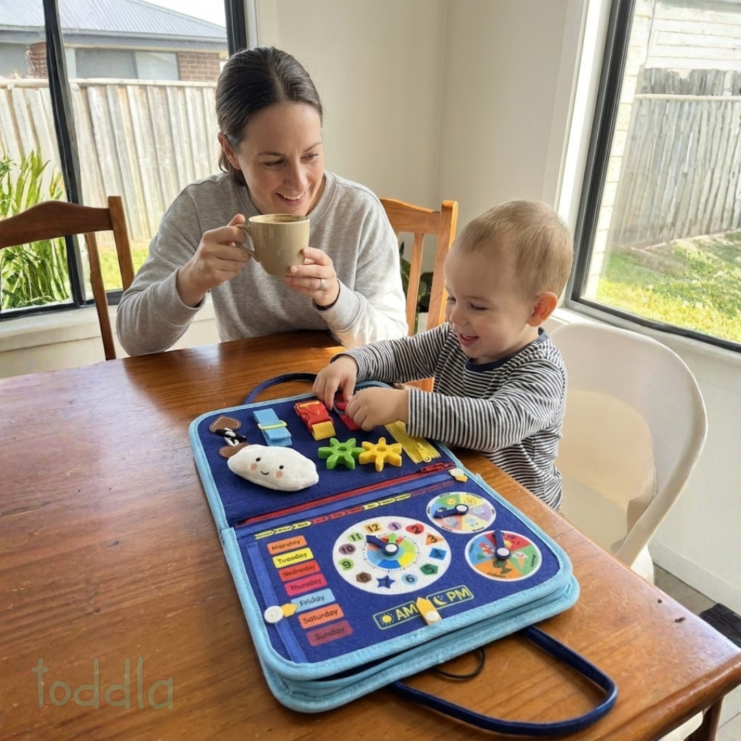 Toddla Montessori Busy Board for Toddlers