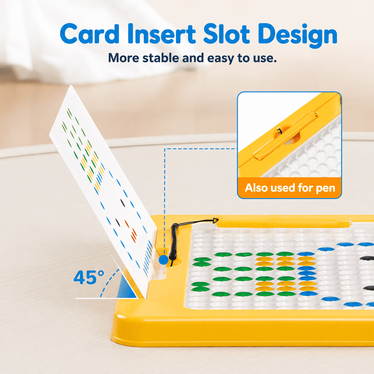 Project Montessori Magnetic Dot Art Board for Kids